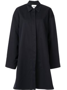 Jil Sander рубашка с потайной застежкой