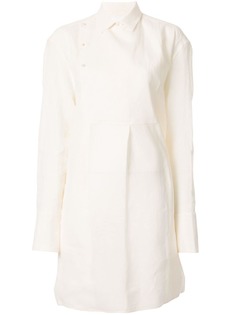 Jil Sander рубашка с пуговицами сбоку