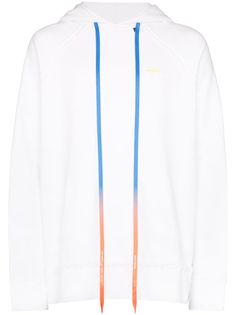 Off-White толстовка с капюшоном и логотипом