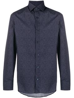 Z Zegna рубашка с принтом