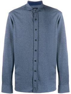 Hackett рубашка с узором шеврон