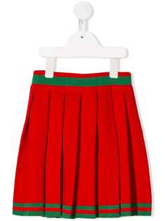 Gucci Kids трикотажная юбка с контрастными полосками