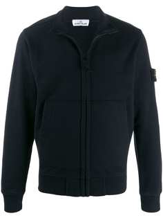 Stone Island куртка с нашивкой-логотипом