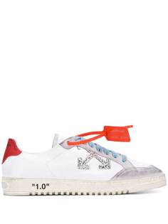 Off-White кроссовки с логотипом