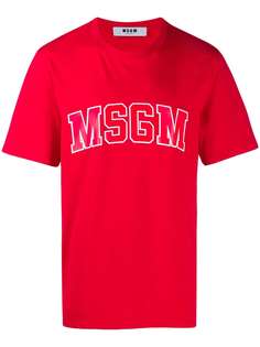 MSGM футболка с логотипом