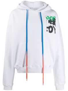 Off-White худи с логотипом