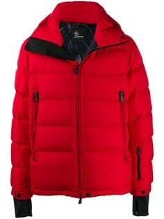 Moncler Grenoble logo print padded jacket