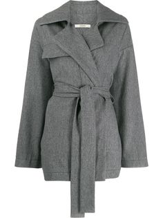 Odeeh belted oversized coat
