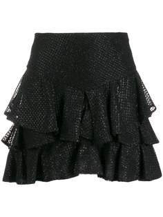 Wandering кружевная юбка с оборками