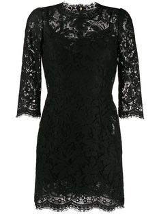Dolce & Gabbana короткое кружевное платье