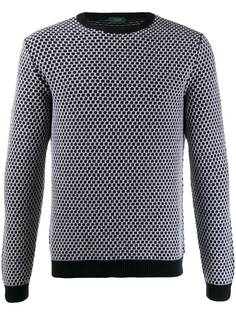 Zanone patterned knit jumper