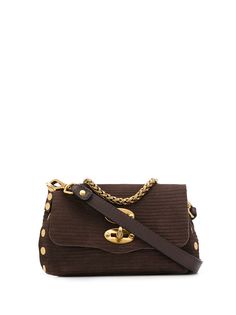 Zanellato Postina studded shoulder bag