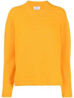 Allude ribbed knit sweatshirt