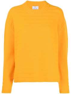 Allude ribbed knit sweatshirt