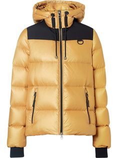 Burberry Logo Graphic Hooded Puffer Jacket