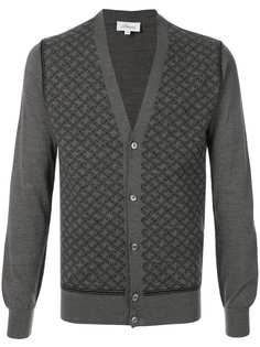 Brioni жаккардовый кардиган
