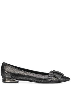 Casadei sparkly pointed ballerina shoes