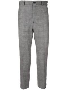 Loveless cropped plaid trousers
