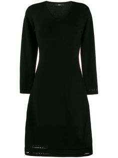 Steffen Schraut v-neck knitted cut-out dress