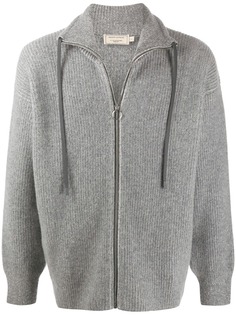 Maison Kitsuné ribbed knit hoodie