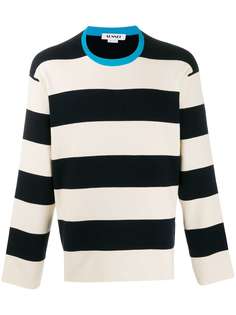 Sunnei contrast striped jumper