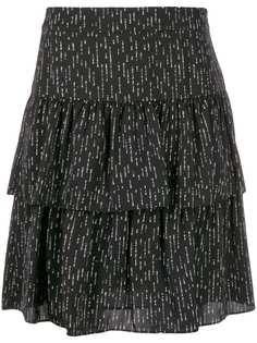 Steffen Schraut dotted tiered skirt