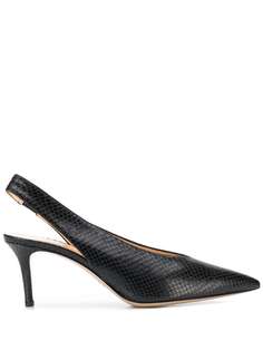 Leqarant Lupin textured leather pumps