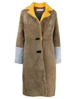 Saks Potts Febbe colour-blocked coat