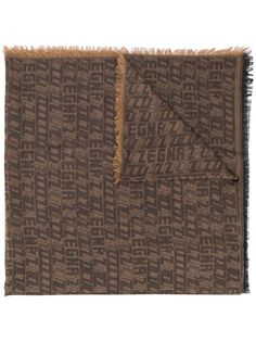 Z Zegna printed monogram scarf