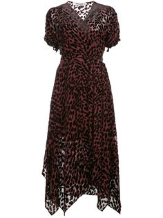 Diane von Furstenberg бархатное платье Katherine с запахом