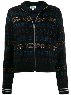 Kenzo трикотажная куртка с логотипом