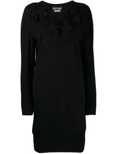 Boutique Moschino платье миди с бантом
