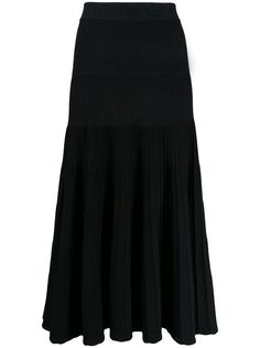 Emporio Armani юбка миди в рубчик