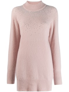 Blumarine джемпер со стразами