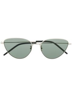 Saint Laurent Eyewear солнцезащитные очки в оправе кошачий глаз