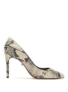 Schutz snake print effect pumps