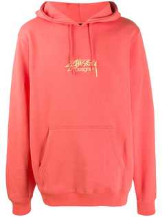 Stussy худи с вышитым логотипом