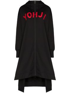Y-3 платье-худи на молнии с логотипом