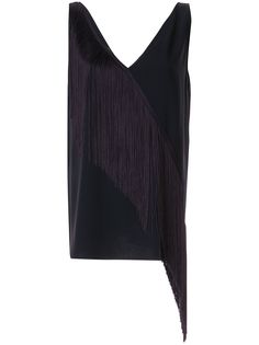 Stella McCartney топ без рукавов с бахромой