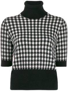 Dolce & Gabbana кашемировый топ в ломаную клетку