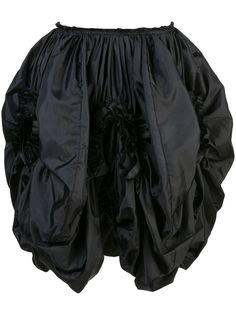Comme Des Garçons юбка с завышенной талией и оборками