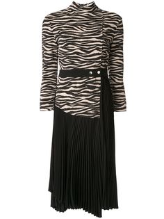 A.L.C. платье с зебровым принтом