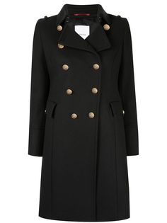 Loveless fitted double breasted coat