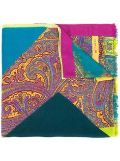 Etro paisley print scarf