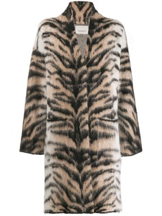 Laneus tiger pattern coat