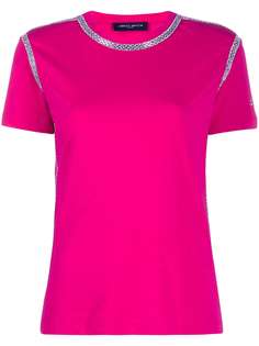 Frankie Morello rhinestone-trimmed crew-neck T-shirt