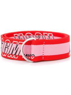 MSGM logo embroidered belt