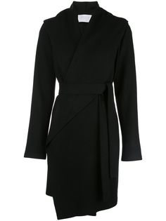 Harris Wharf London wrap front coat