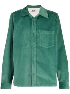 Acne Studios chest pocket corduroy shirt