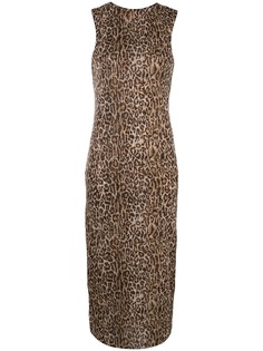 Peter Cohen leopard print sleeveless dress
